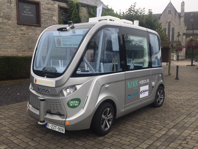 Keolis België lanceert test met eerste autonome, elektrische shuttle