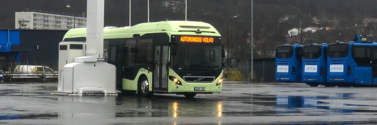 Keolis en Volvo introduceren eerste elektrische, autonome 12 meter bus