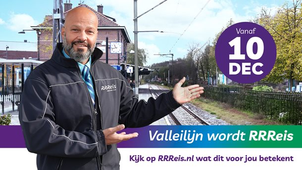 Valleilijn wordt RRReis, wat betekent dat voor jou als reiziger?