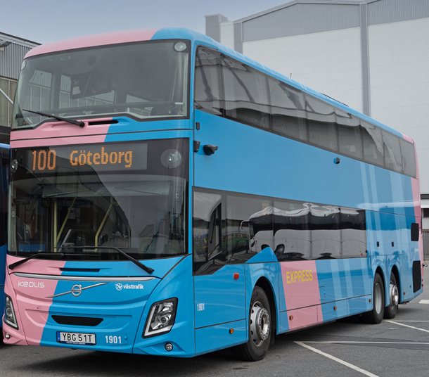 22 duurzame dubbeldekker bussen in Zweden