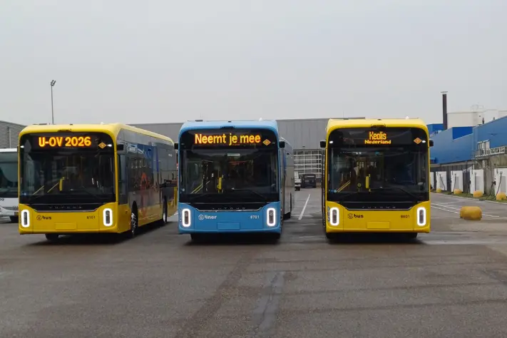 Eerste nieuwe, elektrische bussen U-OV geïnspecteerd