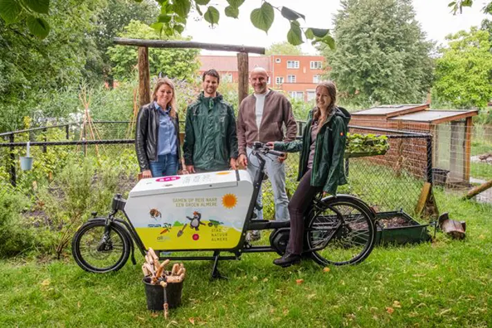 Stad & Natuur introduceert ‘groene bakfiets’ met behulp van allGo